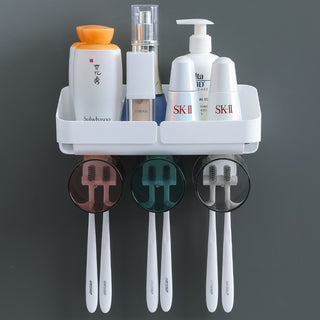 Wall-Mounted Bathroom Organizer