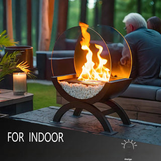 Indoor Kleiner Tisch-Ethanol-Kaminlampe Heizung für Zuhause