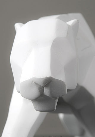 Moderne Abstrakte Schwarzer-Panther-Skulptur