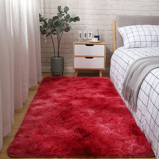 Seidenteppich Schlafzimmer Nachttisch Wohnzimmer Unifarben