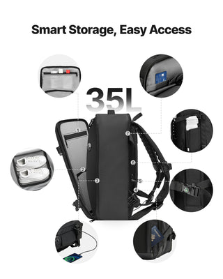 Nuvora Vacuum Compression Travel Backpack