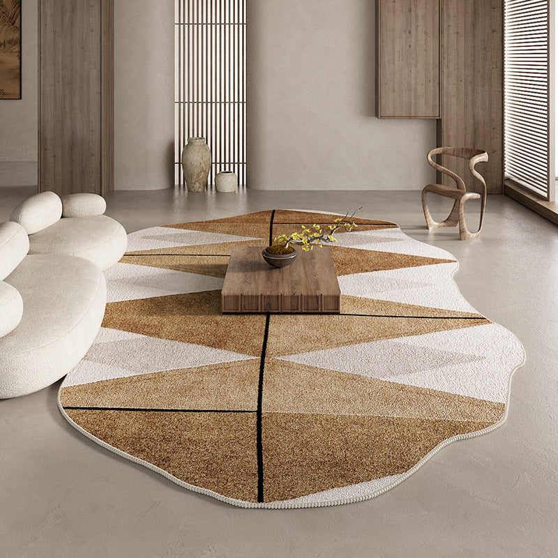 Retro Wabi-Sabi Stil Weiche Decke Verdickter Schalldichter Teppich Pflegeleichter Vorleger