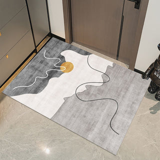 Einfache Moderne Fußmatte Klassisch Minimalistischer Öl-Absorbierender Teppich