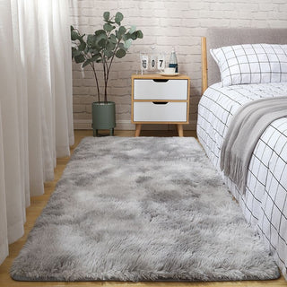 Seidenteppich Schlafzimmer Nachttisch Wohnzimmer Unifarben