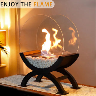 Indoor Kleiner Tisch-Ethanol-Kaminlampe Heizung für Zuhause
